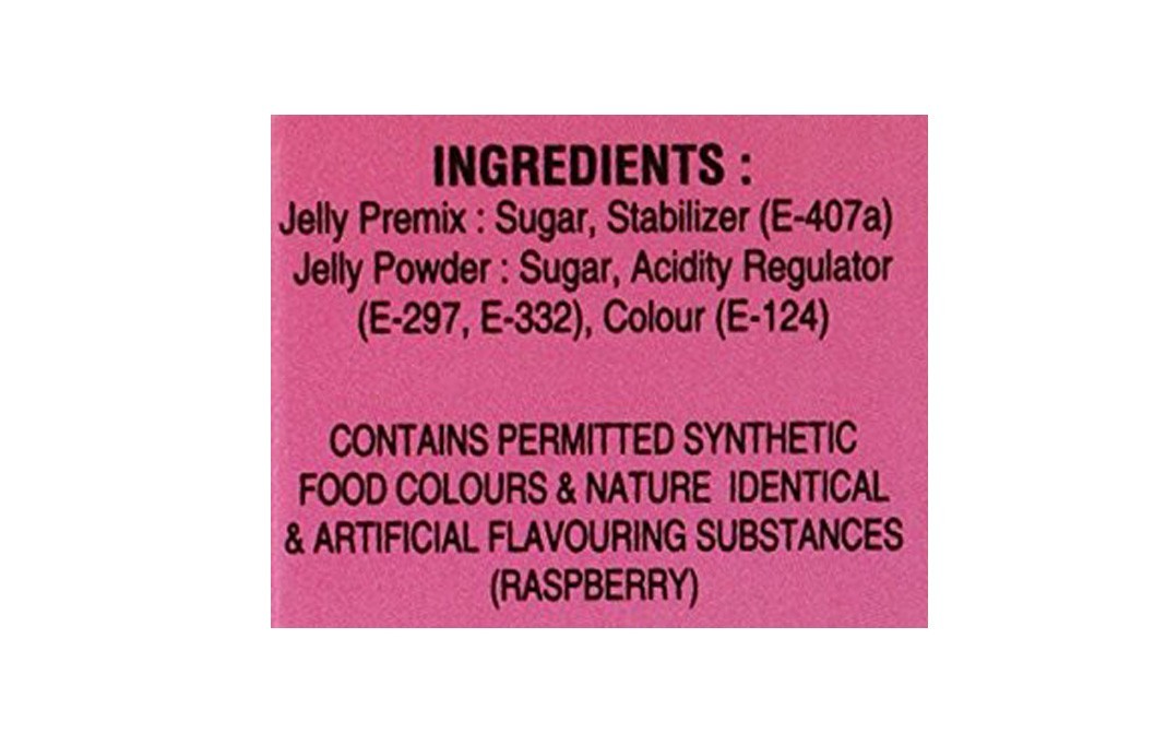 Five Star Jelly Crystals, Raspberry Flavour   Box  90 grams